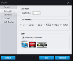 Showing the conversion settings in WonderFox DVD Ripper Speedy